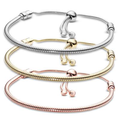 China Fashionable Snake Bracelet Adjustable Men and Silver Gold Wholesale Rose Gold Bracelet Women's Bracelet for sale