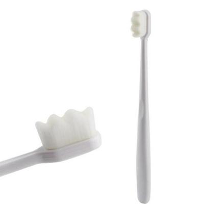 China Toothbrush Ultra-fine Soft Hair Wave Nano Brush Eco Friendly Portable Travel Tooth Brush With Box Dental Oral Care for sale