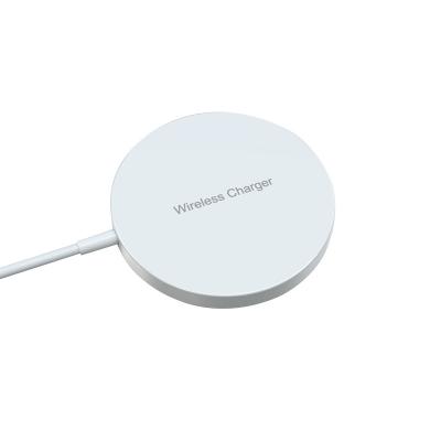 China Magnetic Wireless Charger,Fast Wireless Charging Pad 5ft Charging Cable with Type C&USB A Port Compatible with iPhone 12 for sale