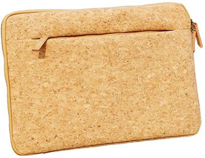 China Durable And Practical Eco-Friendly Boshiho Cork Protective Sleeve Case Zipper Laptop Case For Apple MacBook Air Tablet Vegan Kork Computers Bag for sale