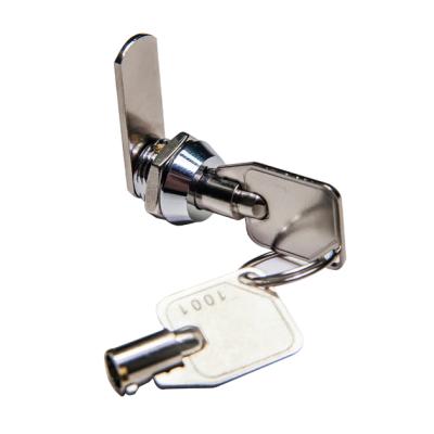 China Spot Zinc Alloy Chrome Plated Standard Tubular Main Cabinet Cam Lock for sale