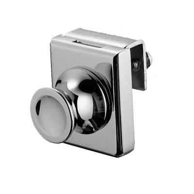 China Zinc alloy glass door lock for glass door cabinet for sale