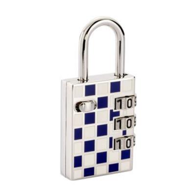 China Zinc Alloy Shiny 3 Number Combination Padlock / Lock With USB Drive for sale