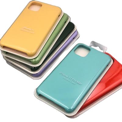 China Simple original case for 7 8 plus for cover for iphone 6 6S plus X XS max XR 7 8 11 12 no Logo Silicone Phone Cases for sale