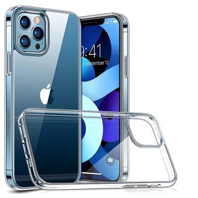 China Anti-fall Tpu Soft Back Fundas Shockproof Clear Transparent Phone Case Mobile Covers For Iphone 11 12 pro 13 mini 13 pro 2021 max max for sale