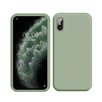 China Simple free shipping light green tpu cell phone case for iphone wholesale for sale