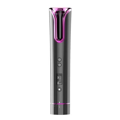 China DIY Hair Curling Stying USB Rechargeable Cordless Automatic Hair Curler, Rotating Curling Irons, Portable Automatic Magic Cordless Hair Curler for sale