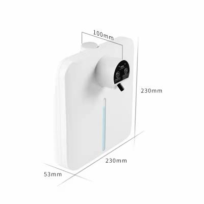 China Soap Dispenser Double Dish Frosted Ceramic Touchless Infrared Electric Pump Holder Kitchen Glass Foam Sensor Skymoving Liquid Soap Dispenser for sale