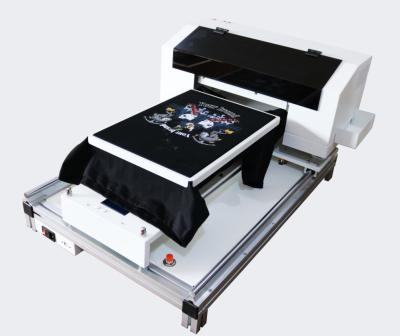 China Full Automatic A3 DTG machine Flatbed printer A3 Tshirt printer for  print head fast print spe for sale