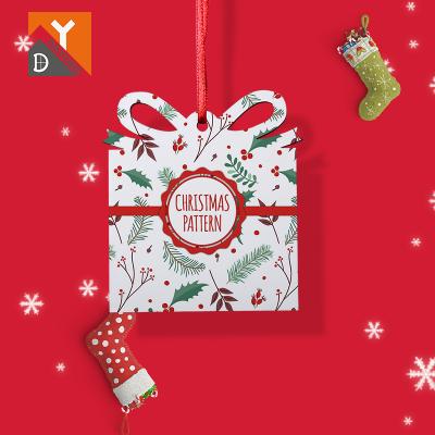 China MDF Christmas Ornaments DAYONG Christmas Decoration Double Sided Printing Sublimation MDF Christmas Ornaments for sale