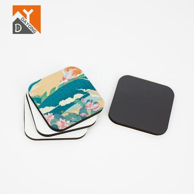 China Wholesale Beautiful MDF Photo Fridge Magnet DAYONG Blank MDF Sublimation Fridge Magnets for sale