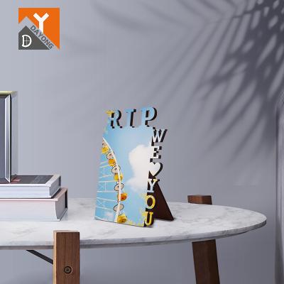 China Custom Wooden Sublimation Blank Home Photo Frame DAYONG Decoration .office Photo Frame 127*170*5mm for sale