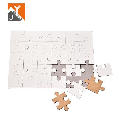 China Custom Printing MDF Popular Hot Sublimation Jigsaw Puzzles 30 Pieces MDF Wooden Jigsaw Puzzles for sale