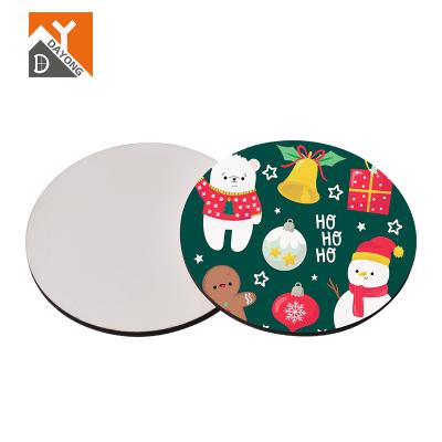 China DAYONG 100*100*4mm Round Coaster Custom Made Coasters Blank Round Coaster Sublimation Mug MDF Wooden Coasters for sale