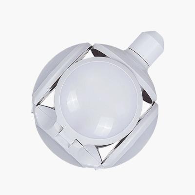 China Four-leaf Colorful LED Constant Current Light Residential Led Bulb Football Retractable Spherical Deformation Light 40W for sale