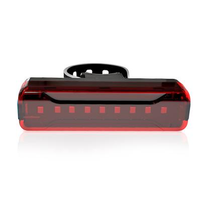 China USB Rechargeable Bicycle Tail Light Night Warning Light Mountain Bike Highlight Flashing Light Equipment ZW07 for sale