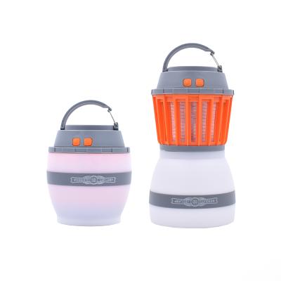 China Outdoor ABS Mosquito Killer Electric Shock Type Led Camping Tent Lamp USB Rechargeable Mosquito Killer Storage Camping Lighting for sale