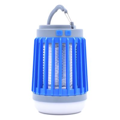 China USB Rechargeable Mosquito Killer ABS Mosquito Killer Camping Lamp Outdoor Multifunctional Tent Lamp Purple Photoelectric Flashlight for sale