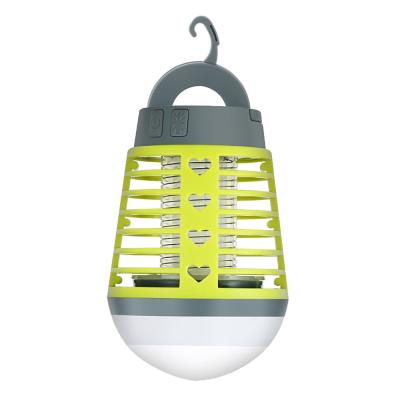 China ABS/Silica Gel Led Mosquito Killer Camping Lamp Rechargeable Camping Emergency Light Purple Mosquito Killer Outdoor Lighting for sale