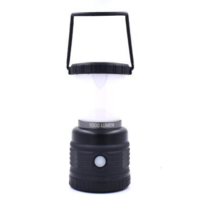 China 1000 Lumen High Lumen Outdoor Led Camping Emergency Light Outdoor Camping Camp USB Rechargeable Tent Light With Hook for sale