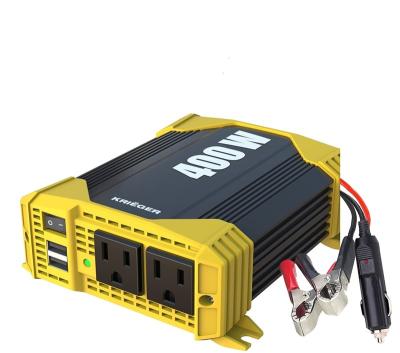 China AC 12v 110V Vehicles Easy Use 400w Portable Car Inverter DC With Cigarette Lighter Plug And USB Charging for sale