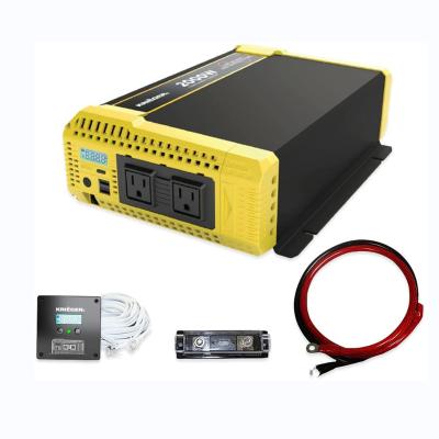 China Pure Sine Inverter 12v Krieger 2000W AV Vehicles 110V DC Off Grid Solar Inverter For Home for sale