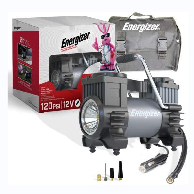 China Emergency Light Energizer12v DC Electric Air-Compressor Tire Inflator 120PSI with LCD Display for sale