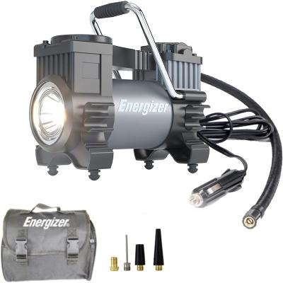 China new digital energizer 15A 12v 120PSI car air-compressors with car cigarette lighter for sale