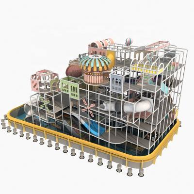 China Children Play Indoor Soft Play Equipment Set Indoor Slide For Kids for sale