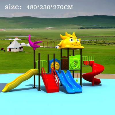 China modern outdoor plastic slide/customizable high quality kids outdoor slide for sale