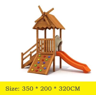 China Commercial Amusement Park Customized Non-standard Outdoor Wooden Amusement Equipments / Children's Amusement Wooden Climbing Equipments for sale