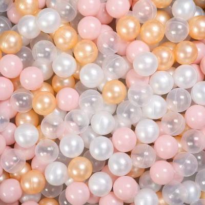 China plastic pearl sea plastic balls/shiny and vibrant ocean balls/customizable high quality pearl sea ball for sale