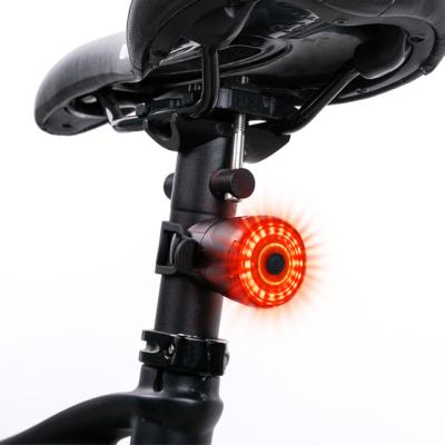 China Waterproof IP64 Bicycle Usb Safety Rear Charging Light Warning Cycling Bicycle Light Brake Light for sale