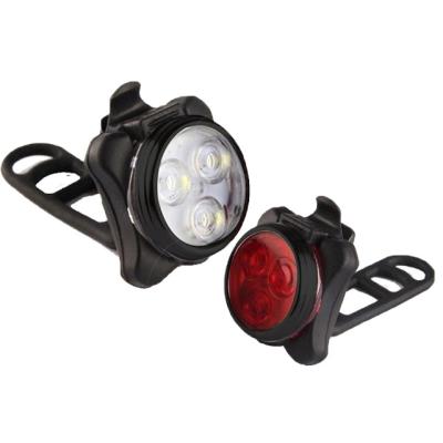 China Best-selling Waterproof Multifunctional Usb Rechargeable Free Rear Bicycle Light Led Bike Light Set for sale