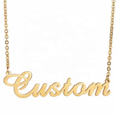 China FASHIONABLE MECYLIFE personalized custom fashion name necklace women kids for sale