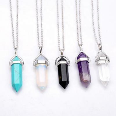 China MECYLIFE Necklace Fashionable Hot-selling Amethyst Gemstone Natural Stone Pendant for sale