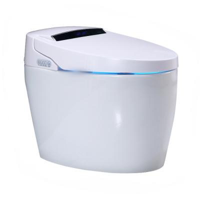 China Double-flush Hotel Modern Hot Freestanding One Piece Toilet Fully Automatic Toilet for sale