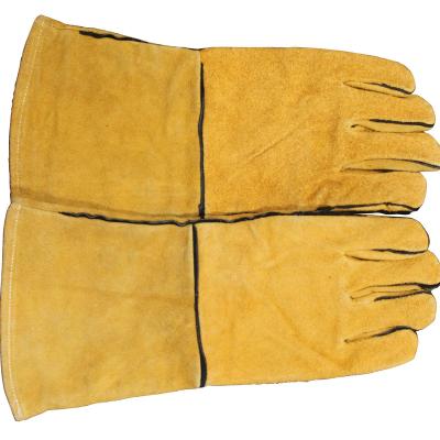 China Good Quality Welding Cow Split Leather Welding Gloves for sale