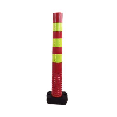 China Wholesale High PU Reflective Safety Reflection Column Traffic Equipment Road Warning Anti-collision Cone for sale