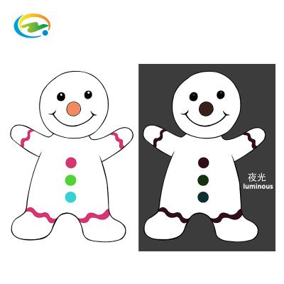 China Customize Custom Picture Winter Snowman Plushie Office Stuffed Animals Cute Soft White Toy Pillow Stuffed Plush Toy Halloween Gift for sale