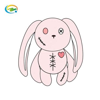 China Customize Cute Plush Toy Pillow Stuffed Plush Toy Soft Pink Fabric + PP Cotton, Customized Color for sale