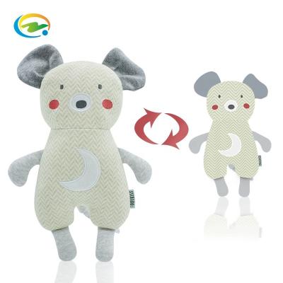 China Kids Toy Gift Newborn Soft Stuffed Cotton Toy Baby Companion Sleeping Biting Doll Comfort Plush Toy For Baby for sale