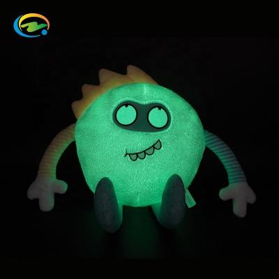 China Creative Encanto Round Monster Dolls Toy Weird Glowing Scary 22cm Stuffed Toy Horror Easter Fun OEM Kids Toy Gift for sale