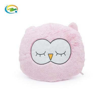 China Soft Comfortable Glowing Owl Plush Caticorn Plush Pillow Pink Creative Animal Night Halloween Decoration Toy Gift OEM/ODM 30CM Kids Gift for sale