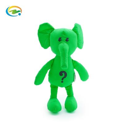 China Children Toy Gift 17 Years Excellent Plush Toy Supplier Creative Green Elephant Gift Toy Plush Elephant Toy Stuffed Doll Thoughtful Material for sale