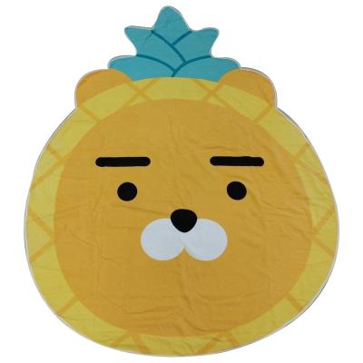 China Hot Sale QUICK DRY Mandala Printed Round Customized Cotton Microfiber Fruit Food Cartoon Quick Dry Beach Towel for sale