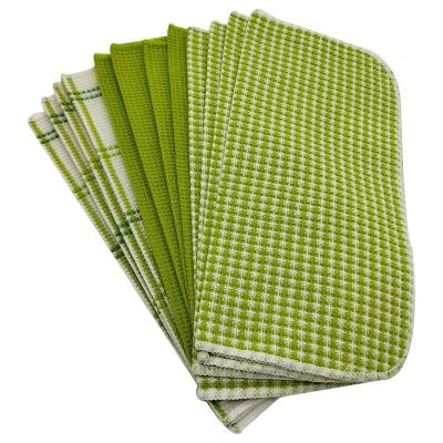 China Dahui Compressed Hot Sale Organic Cotton Towel Set Eco Friendly 100% Cotton Towel Set Lattice Branded Cotton Towel for sale