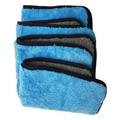 China Dahui Compressed Microfibra Coral Fleece Towel Super Absorbent Detailing Car Drying Cleaning Cloth for sale