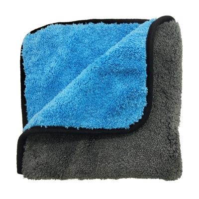 China Free-scratch 1000 Gsm Car Coral Fleece Cleaning Cloth 800 Gsm Microfiber Towel for sale