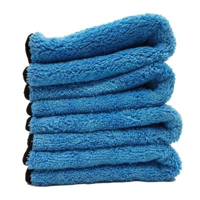 China Super Soft Lint Free Microfiber Towel Coral Fleece Plush 600 Gsm Microfiber Car Cleaning Towel for sale